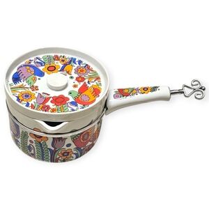 Vintage Royal Crown Porcelain Ovenware Paradise Bird Sauce Pot With Lid